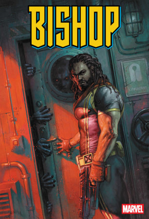 Bishop #4 cover by Davide Paratore featuring Marvel mutant hero Lucas Bishop in his battle against Mirrormind and the Final Brotherhood.