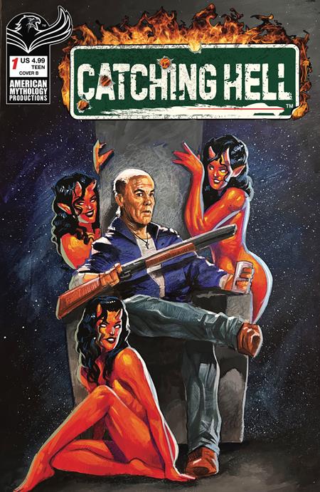 Catching Hell Featuring Reggie Bannister #1 CVR B Paul Maitland Variant | American Mythology Comics (7/01/2026)