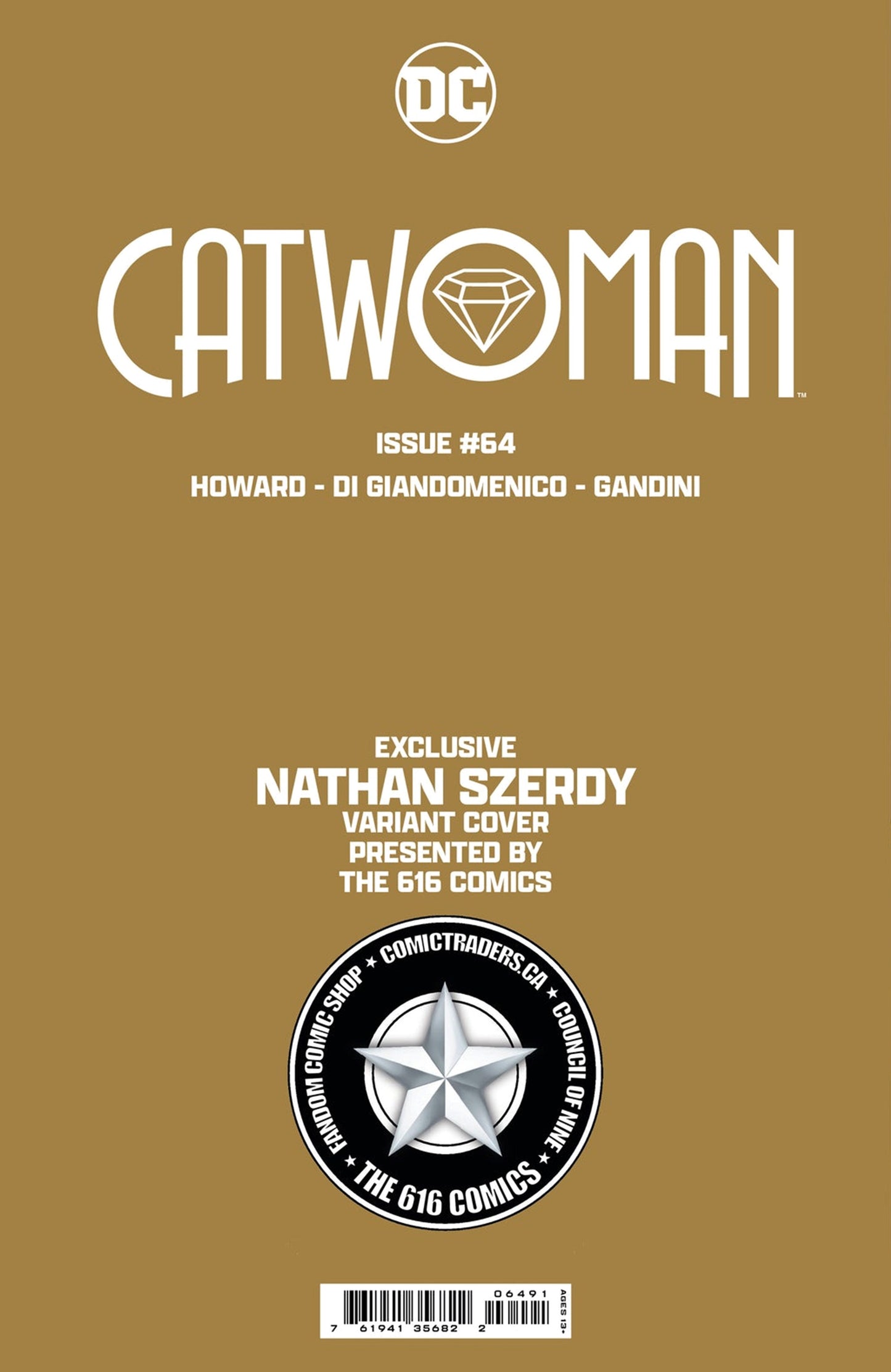 Catwoman #64 - Nathan Szerdy - CGC 9.8 - Balent Homage Foil Variant LTD 800