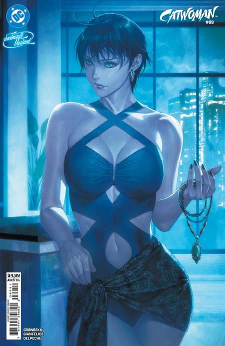 Catwoman #89 CVR E Homare Swimsuit Variant featuring collectible swimsuit-themed cover artwork by Homare for DC Comics' Catwoman series.