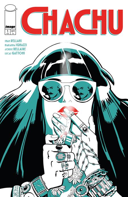 Comic book cover of 'Chachu' with a stylized character holding a cigarette.