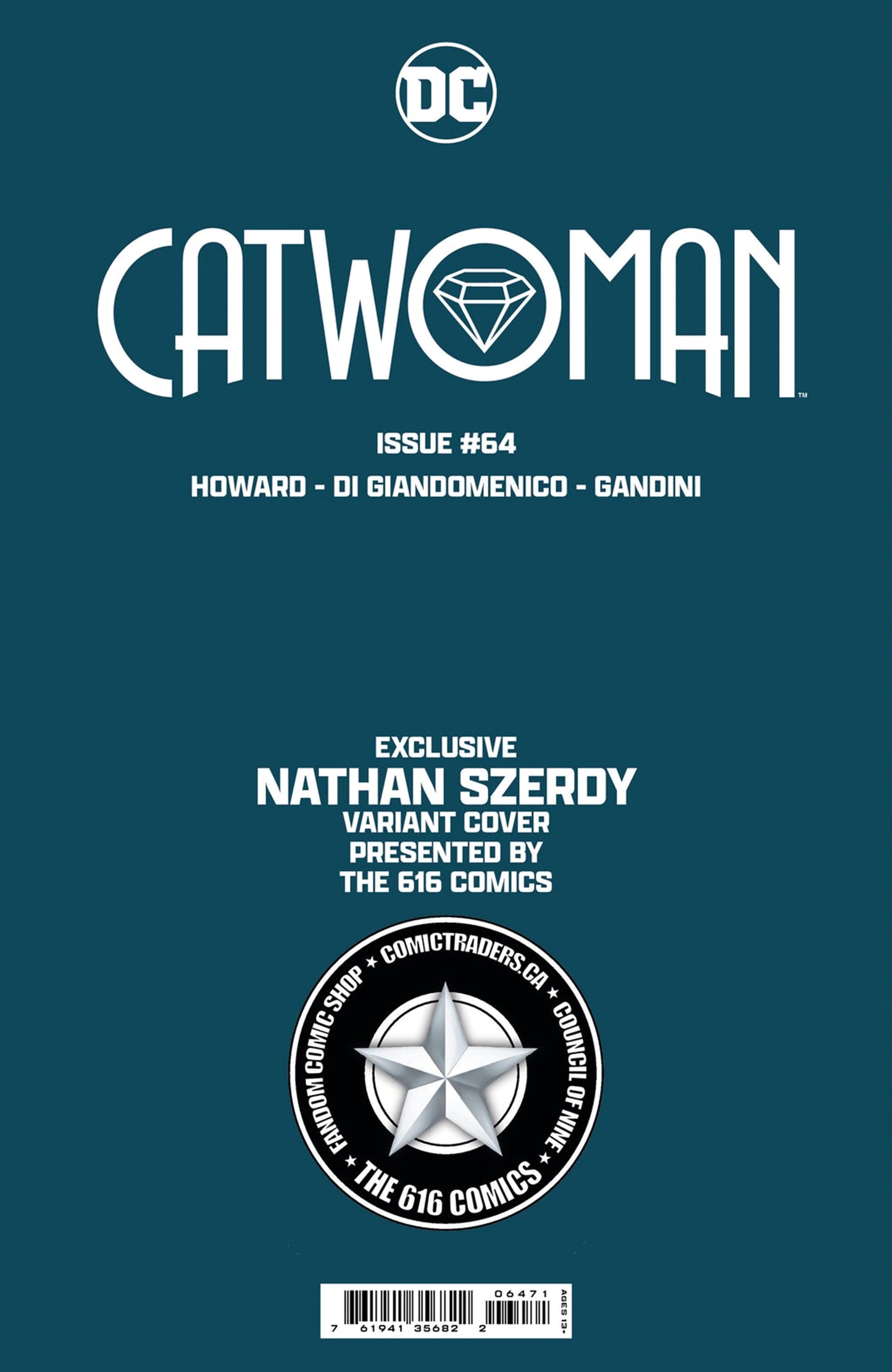 Catwoman #64 - Nathan Szerdy - CGC 9.8 - Balent Homage Trade Dress Variant LTD 3000