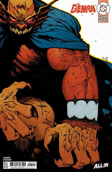 Demon #1 Cover B Daniel Warren Johnson Card Stock Variant comic book cover by Daniel Warren Johnson