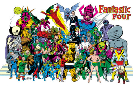 Fantastic Four: 65 Years of the World's Greatest Comic Covers! #1 John Byrne Variant featuring an exclusive anniversary cover celebrating 65 years of Marvel's First Family and over 700 iconic Fantastic Four comic covers.