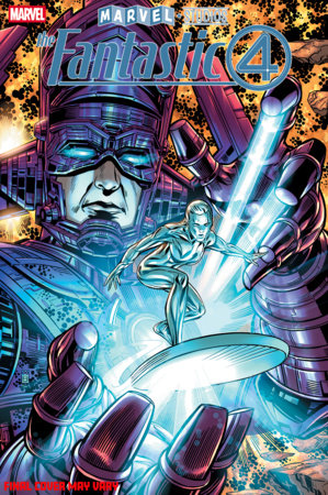 Fantastic Four: First Foes – Shalla-Bal #1 Mark Buckingham Variant featuring exclusive cover artwork by Mark Buckingham depicting Shalla-Bal's origin as Galactus' Herald in Marvel Comics.