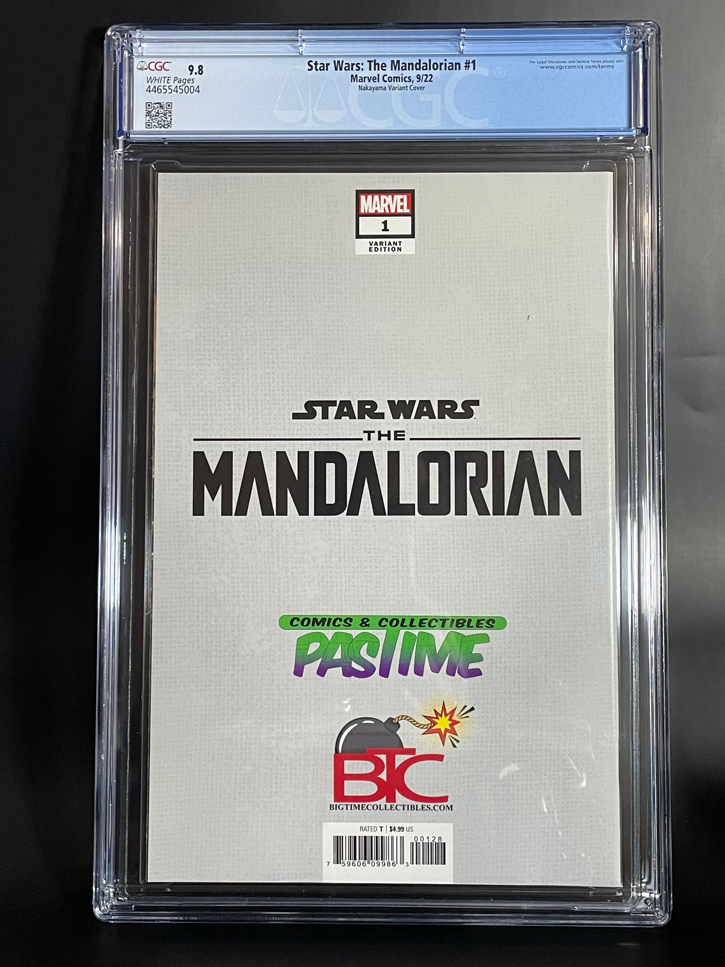 Star Wars: The Mandalorian #1 - David Nakayama - CGC 9.8 -