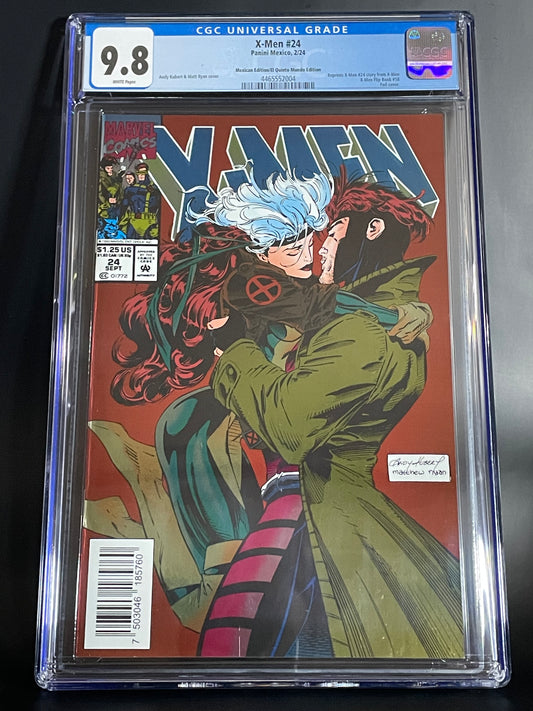 X-Men #24 - Kubert - CGC 9.8 - MegaCon Mexican Foil Variant