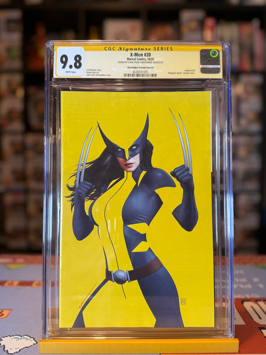 X-Men #20 | Negative Space Variant Cover B | CGC SS 9.8 | Signed by John Tyler Christopher