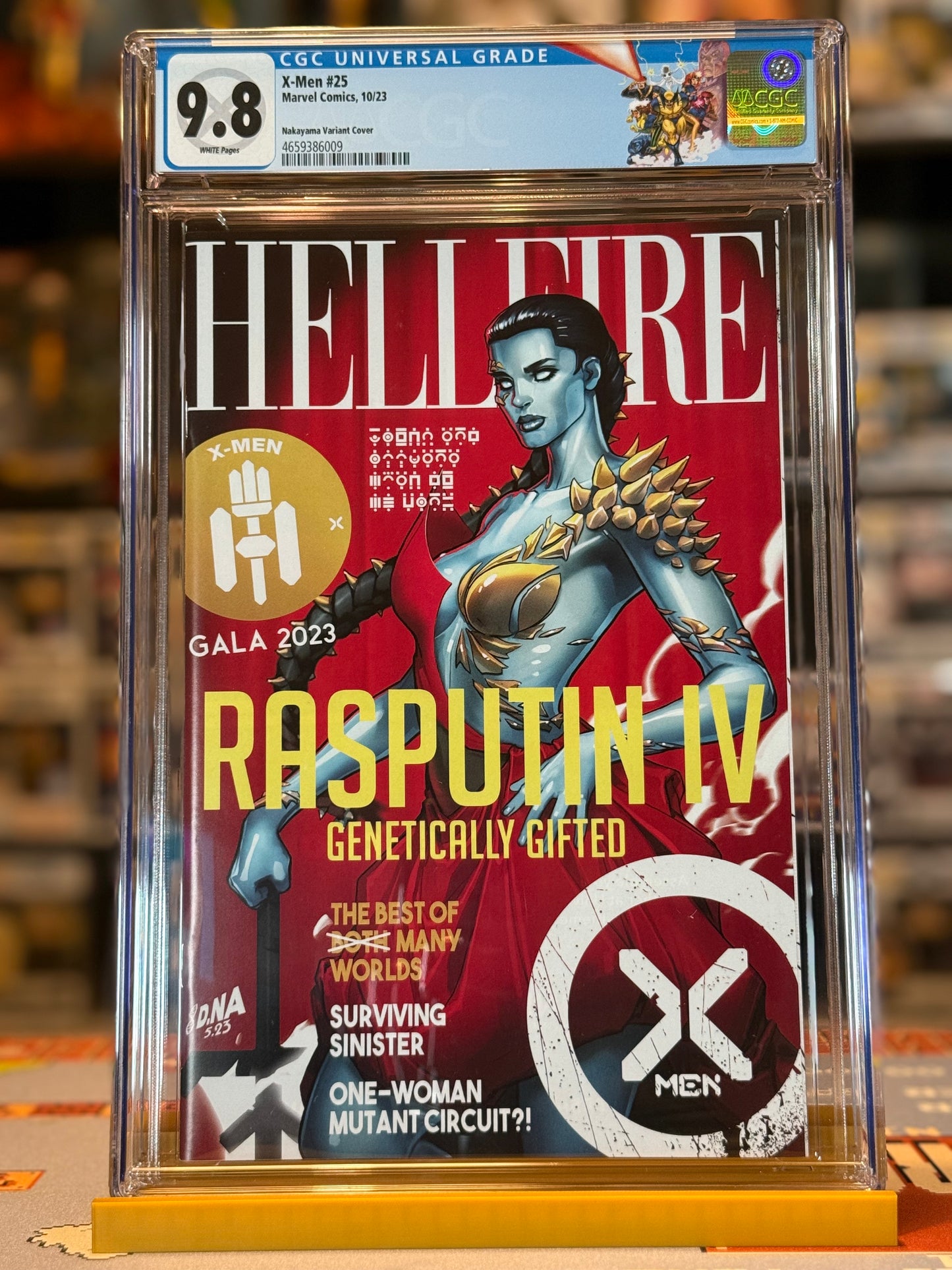 X-Men #25 – CGC 9.8 NM/M – David Nakayama Hellfire Gala Fashion Magazine Variant (Retailer Exclusive)