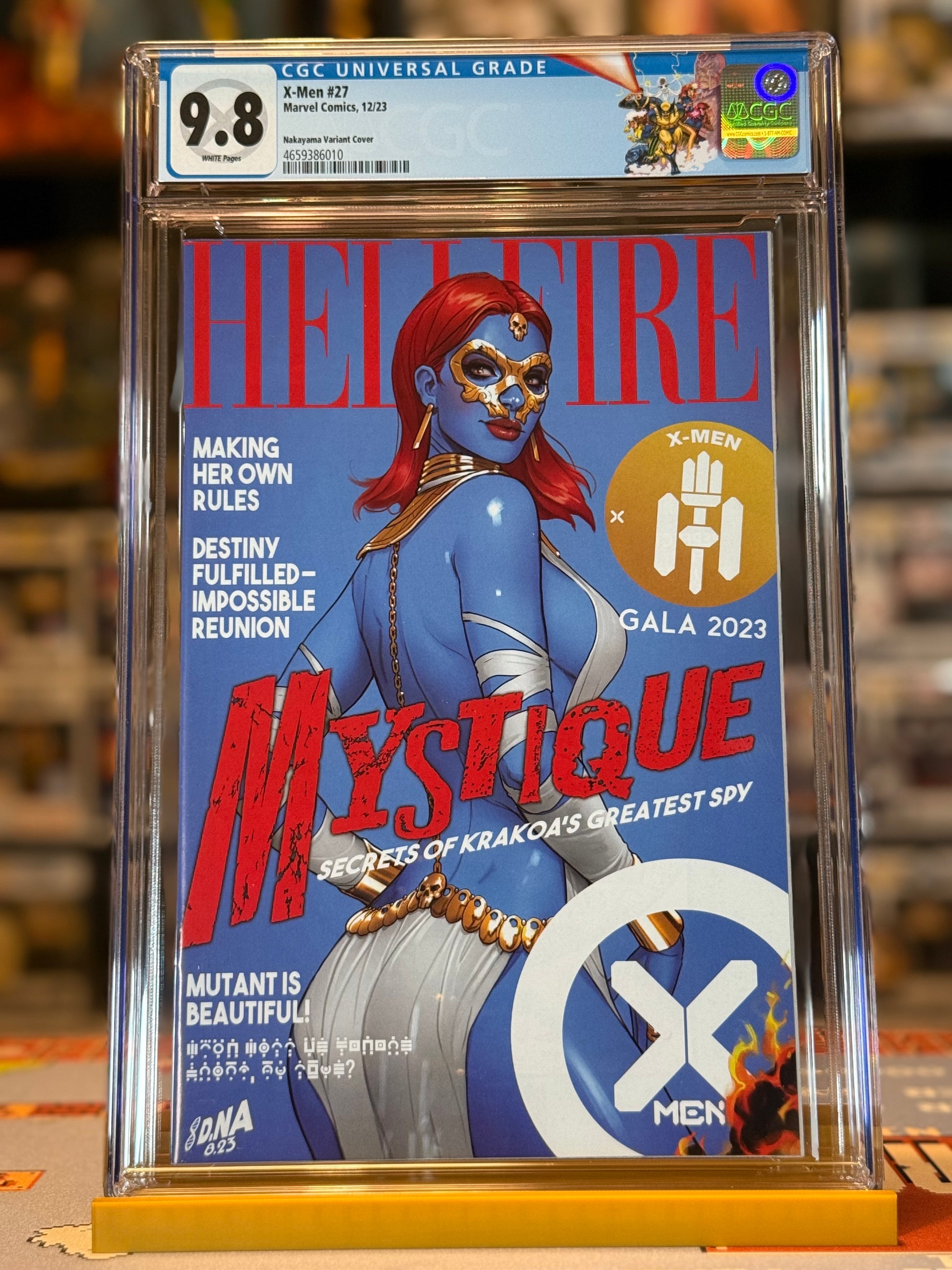 Mystique Hellfire Gala Fashion Magazine Variant
