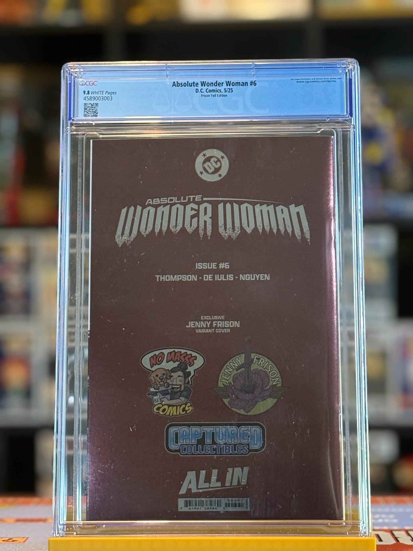 Absolute Wonder Woman #6 CGC 9.8 | C2E2 Foil Frison Exclusive