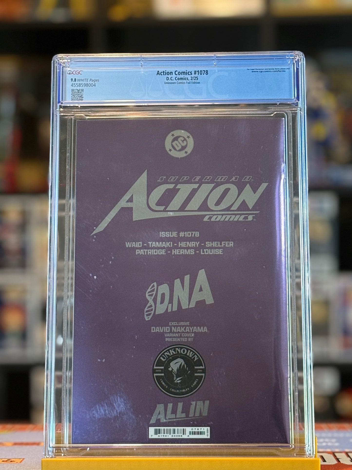 Action Comics #1078 CGC 9.8 | 1st Koncept | Nakayama Foil Virgin Exclusive