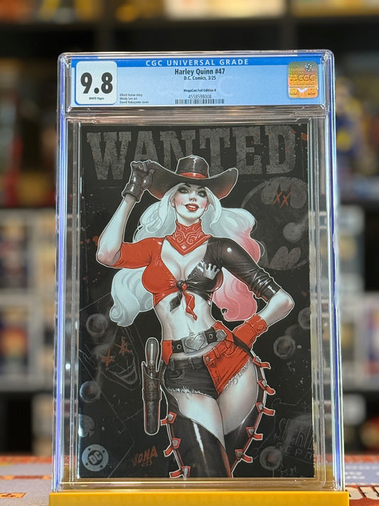 Harley Quinn #47 Black Foil Megacon Variant by David Nakayama - CGC 9.8 Near Mint/Mint