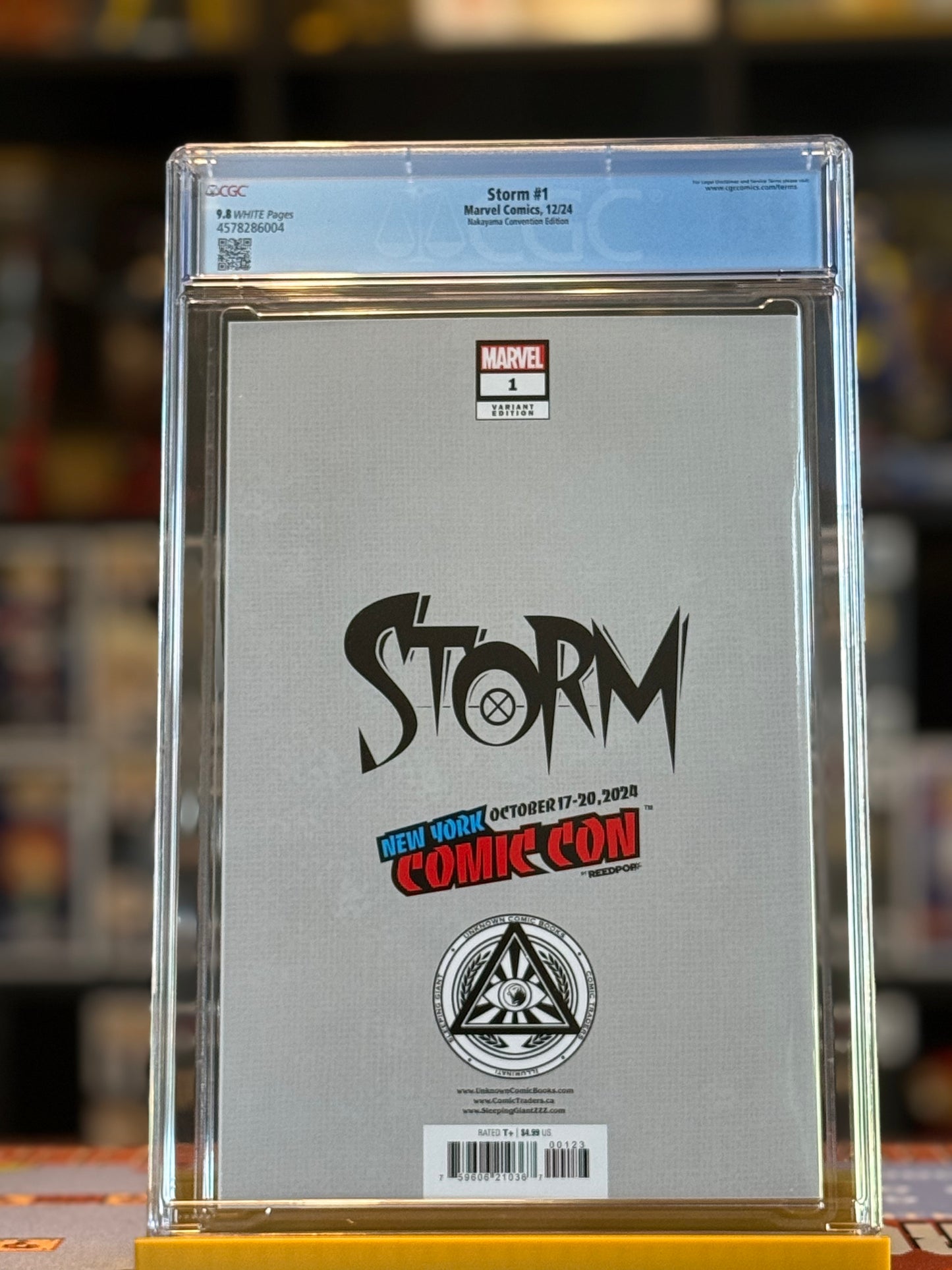Storm #1 CGC 9.8 – NYCC 2024 David Nakayama Virgin Spot Foil Variant | Marvel Comics Exclusive