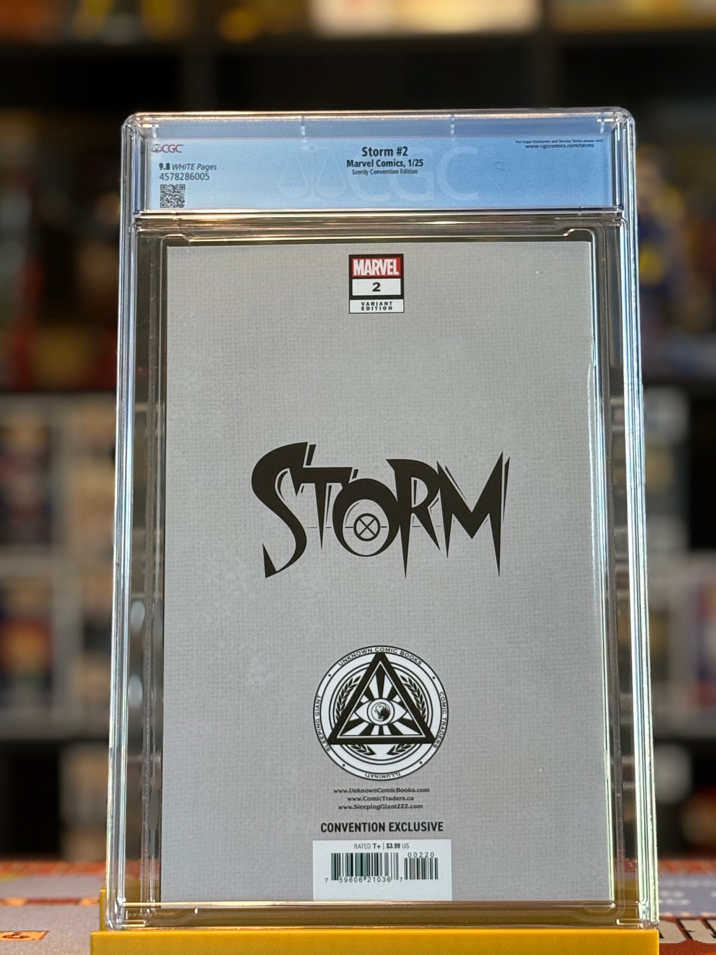 Storm #2 CGC 9.8 | Spot Foil Szerdy Convention Exclusive | Marvel