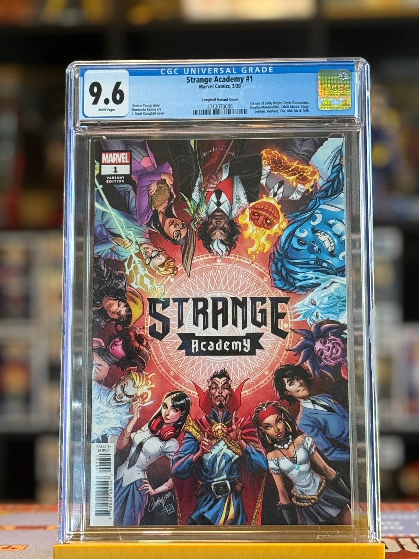 Strange Academy #1 J. Scott Campbell Variant CGC 9.6 - 1st Appearances of Emily Bright, Doyle Dormammu, and More