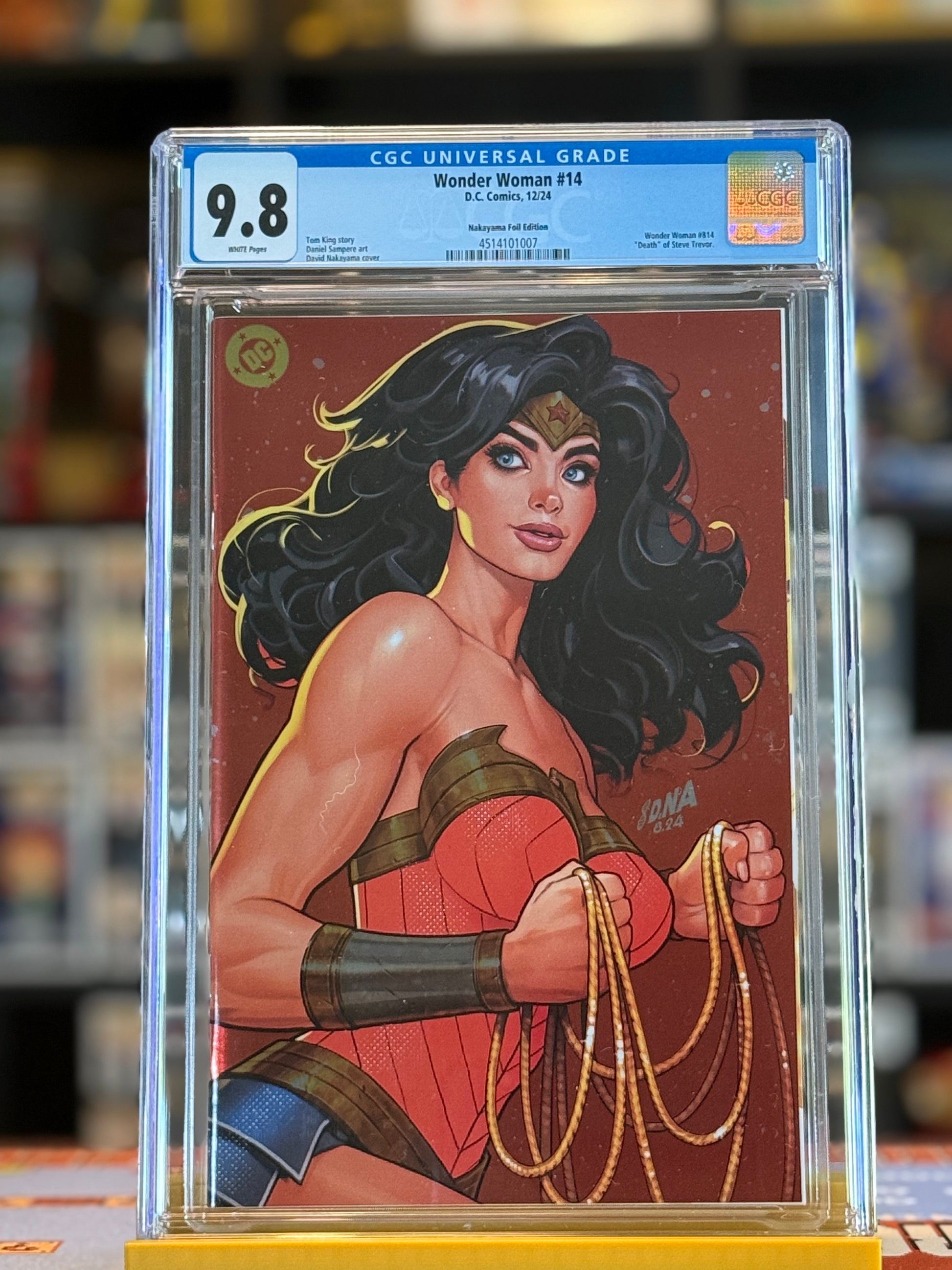 Wonder Woman #14 CGC 9.8 | Red Foil Nakayama Exclusive | Key Issue