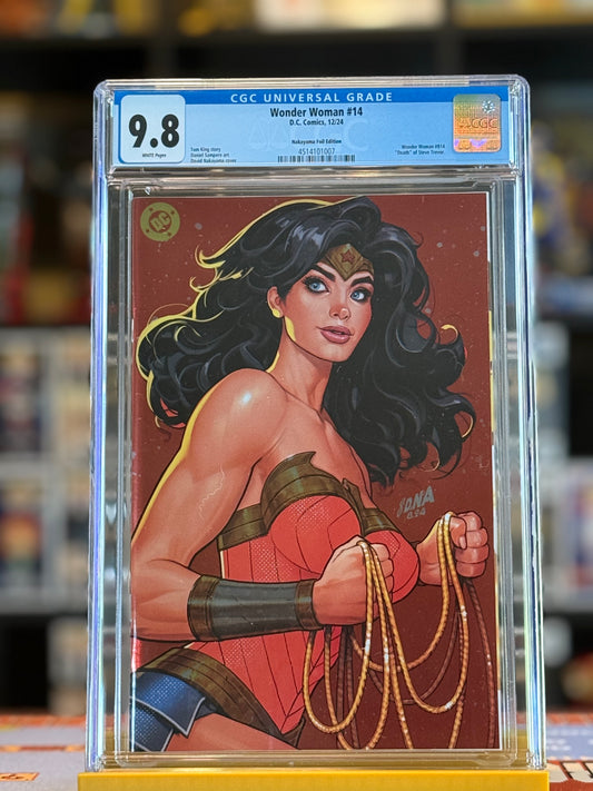 Wonder Woman #14 CGC 9.8 | Red Foil Nakayama Exclusive | Key Issue
