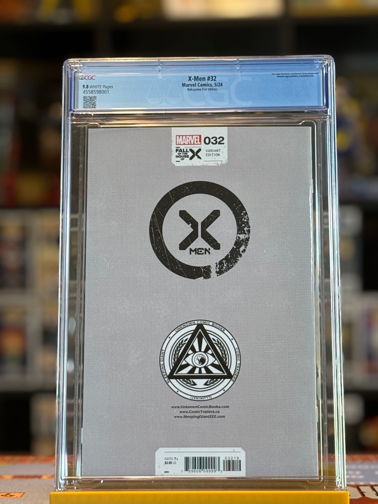 X-Men #32 CGC 9.8 – Psylocke Spot Foil Virgin Variant | David Nakayama Exclusive |