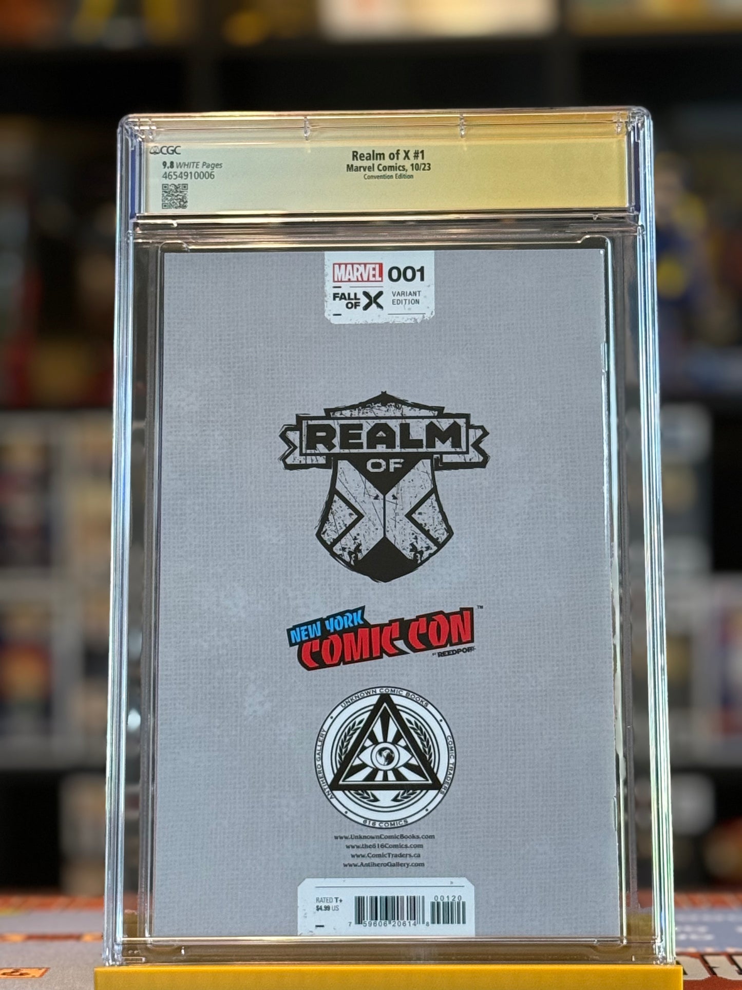 Realm of X #1 CGC SS 9.8 – David Nakayama NYCC Virgin Spot Foil Variant Signed | 4MComics