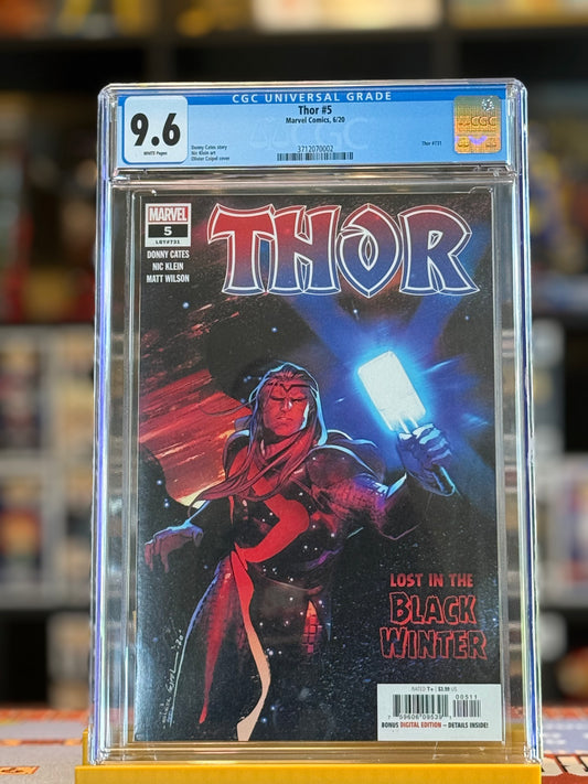Thor #5 CGC 9.6 | 1st Full Appearance of The Black Winter | Marvel Comics (2020)