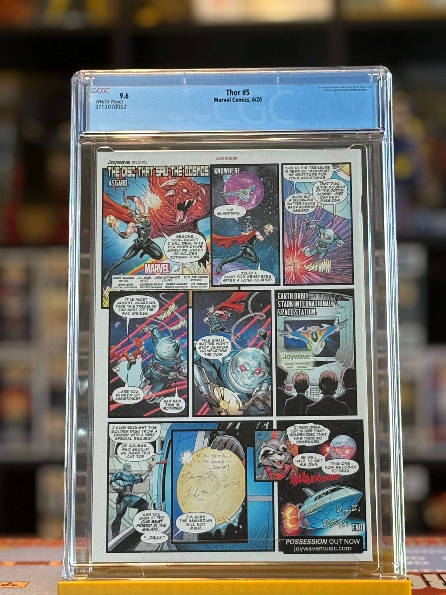 Thor #5 CGC 9.6 | 1st Full Appearance of The Black Winter | Marvel Comics (2020)