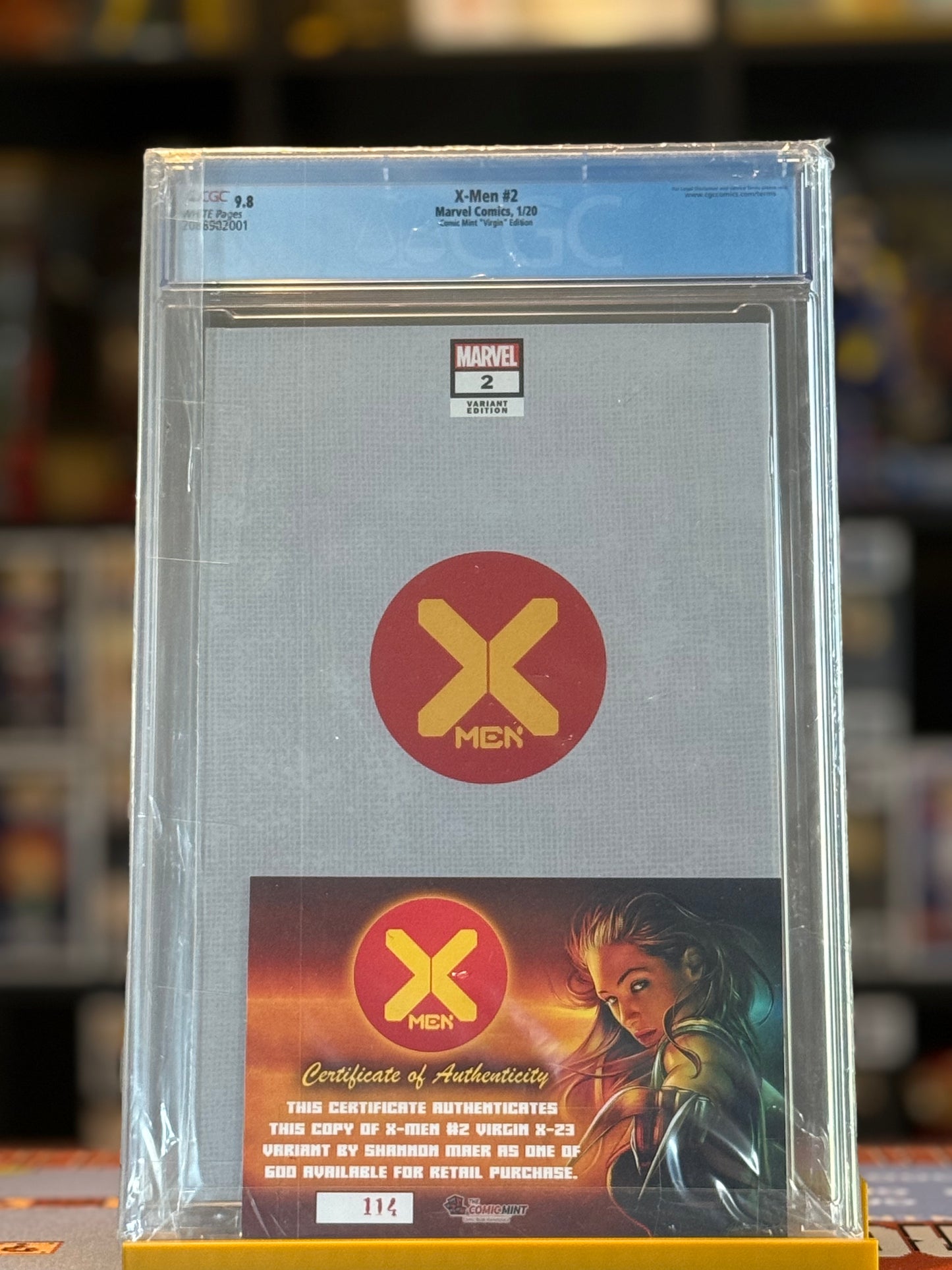 X-Men #2 Shannon Maer Virgin Variant CGC 9.8 | X-23 Exclusive | Marvel Comics