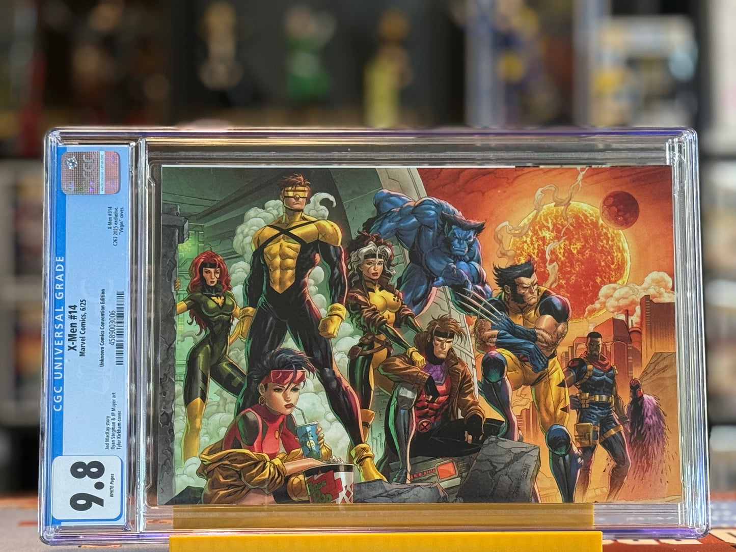 X-Men #14 Tyler Kirkham Virgin C2E2 Exclusive CGC 9.8 – Marvel Comics 2025 Variant Cover featuring the X-Men