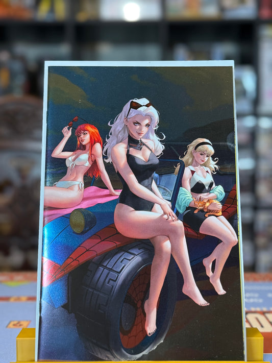 Amazing Spider-Man #42 Ejikure MegaCon 2024 virgin foil variant cover