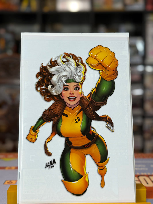 Avengers Annual #10 David Nakayama Convention Virgin Exclusive Virgin Variant cover featuring Rogue first appearance Marvel Comics facsimile edition