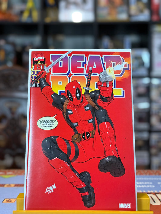 Deadpool Issue 1 David Nakayama Variant Cover 2024 facsimile edition reprinting 1997 first Deadpool solo series Marvel Comics
