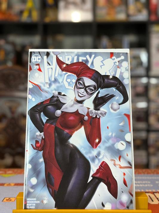 Harley Quinn Issue 39 exclusive variant cover by R1C0 DC Comics 2024 collectible comic book