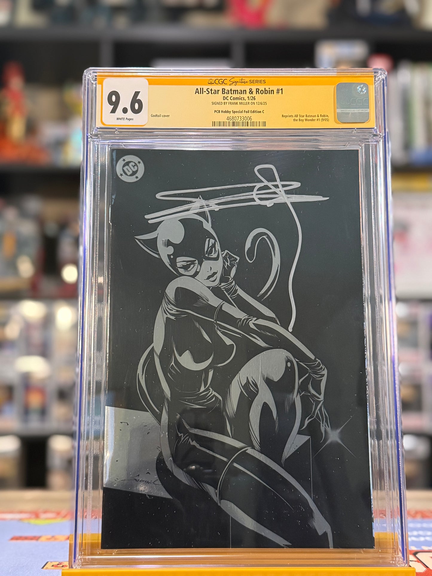 All Star Batman and Robin the Boy Wonder 1 2025 Facsimile Virgin Foil Convention Exclusive signed by Frank Miller limited 250 DC Comics