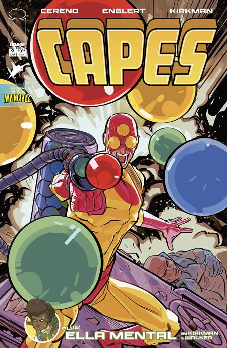 Invincible Universe: Capes #9 CVR B Conor Hughes Variant featuring exclusive cover artwork of Bolt from the Invincible Universe by Image Comics.