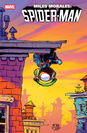 Miles Morales: Spider-Man #1 Skottie Young Variant featuring exclusive stylized cover artwork by Skottie Young for the debut issue of Marvel's new Miles Morales series.