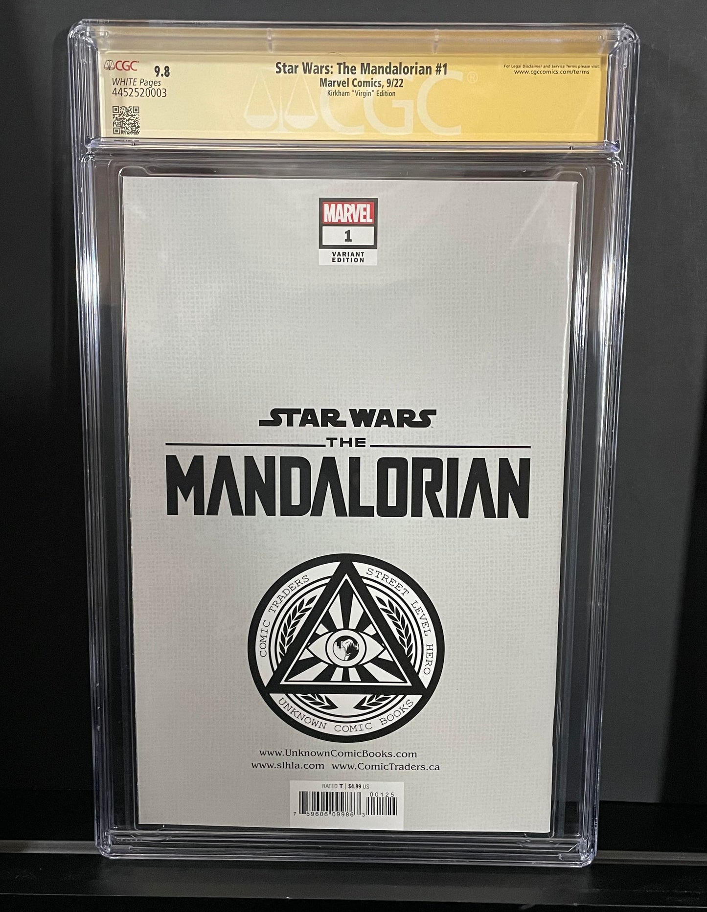 Star Wars: The Mandalorian - CGC 9.8 Signature Series - 3x Signed - Virgin Exclusive