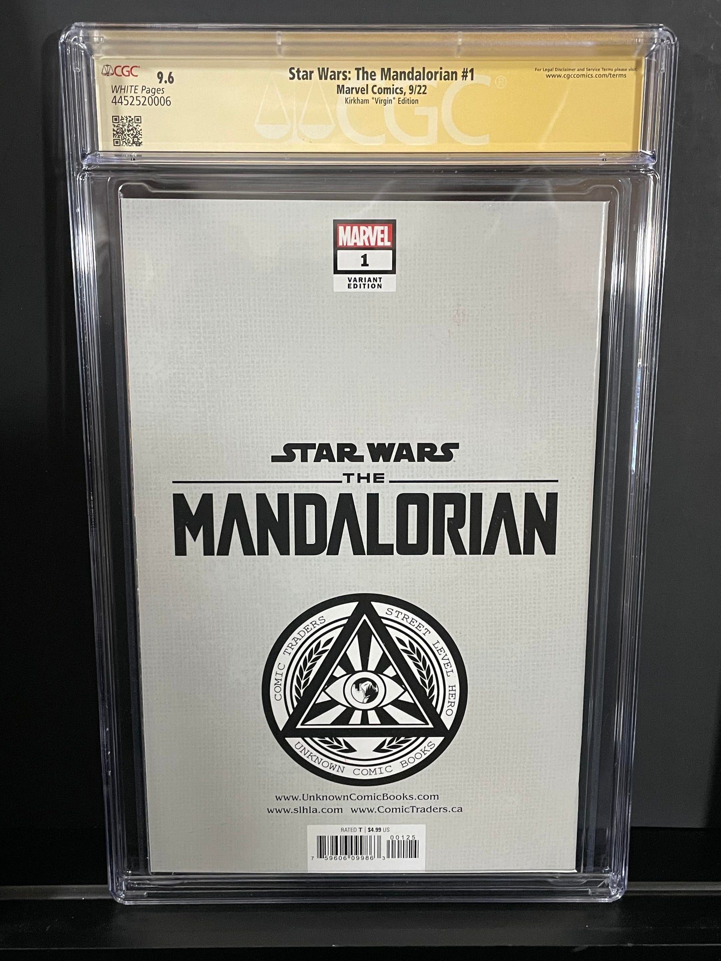 Star Wars: The Mandalorian - CGC 9.6 Signature Series - 3x Signed - Virgin Exclusive