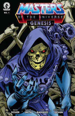 Masters of the Universe: Genesis #1 CVR A by Mark Buckingham reveals Skeletor's origin in an epic new Dark Horse Comics series expanding the world of Eternia.