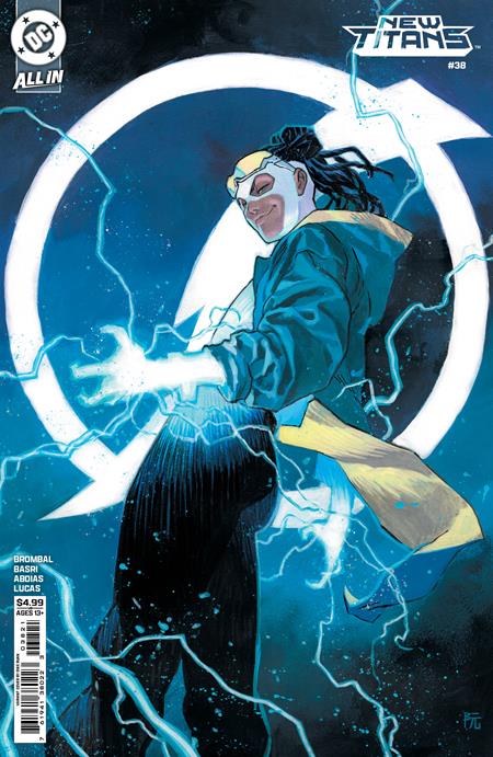 New Titans #38 Cover B Dike Ruan Card Stock Variant featuring Static joining the New Titans in collectible cover artwork by Dike Ruan.