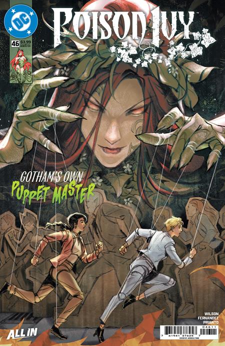 Poison Ivy #46 CVR A by Jessica Fong featuring Pamela Isley as Poison Ivy amid escalating chaos and unrest in Gotham City in this DC Comics issue.