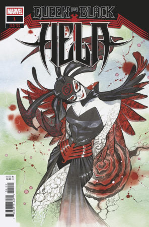 Queen in Black: Hela #1 Peach Momoko Variant featuring exclusive cover artwork by Peach Momoko showcasing Hela in Marvel's epic Queen in Black saga.