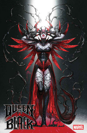 Queen in Black #2 InHyuk Lee Variant featuring premium cover artwork by InHyuk Lee for Marvel's epic cosmic symbiote event starring Hela, Knull, Venom, and Earth's greatest heroes.