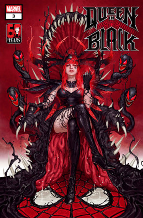 Queen in Black #3 InHyuk Lee Mary Jane Watson Variant featuring collectible Mary Jane Watson cover artwork by InHyuk Lee for Marvel Comics.