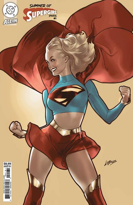 Summer of Supergirl Special #1 One-Shot CVR B Pablo Villalobos Card Stock Variant featuring Supergirl in a special DC Comics adventure with premium card stock cover artwork by Pablo Villalobos.