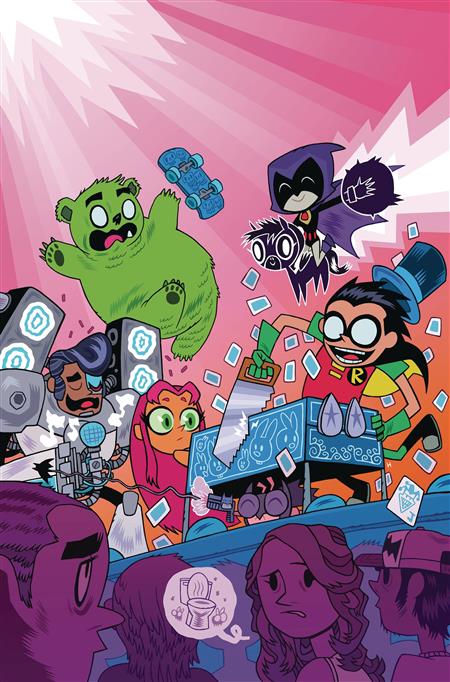 Teen Titans Go Their Greatest Hijinks TP cover featuring Robin, Starfire, Beast Boy, Cyborg, and Raven in a colorful collection of hilarious adventures inspired by the hit animated series.