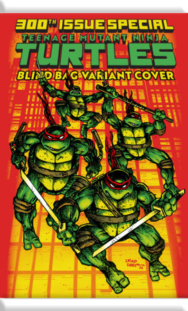 Teenage Mutant Ninja Turtles #20 300th Issue Variant F Blind Bag featuring mystery collectible packaging celebrating 300 issues of the iconic TMNT comic series from IDW Publishing.