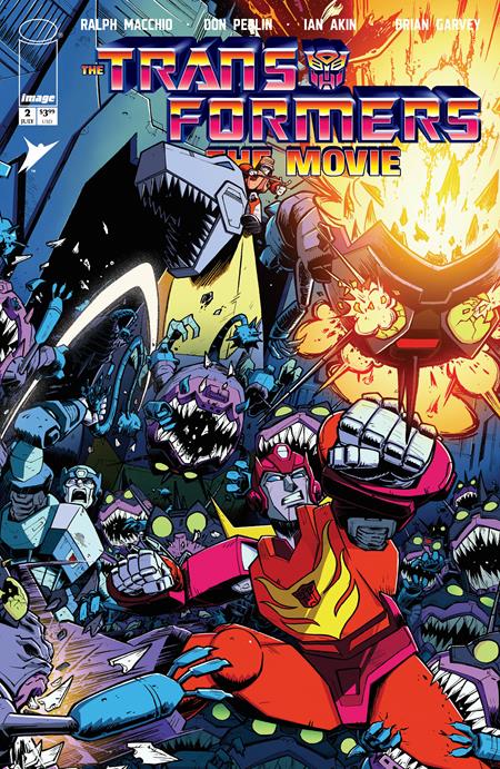 The Transformers The Movie 40th Anniversary Edition #2 (Of 3) CVR A by Nick Roche and Josh Burcham featuring Autobots and Decepticons from the classic animated film adaptation in a deluxe anniversary edition comic.