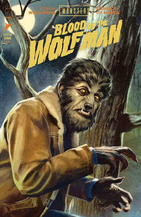 Universal Monsters Blood of the Wolf Man #1 (Of 4) CVR B Joshua Middleton Variant featuring a haunting reimagining of the classic Wolf Man character with stunning cover artwork by Joshua Middleton for Image Comics.