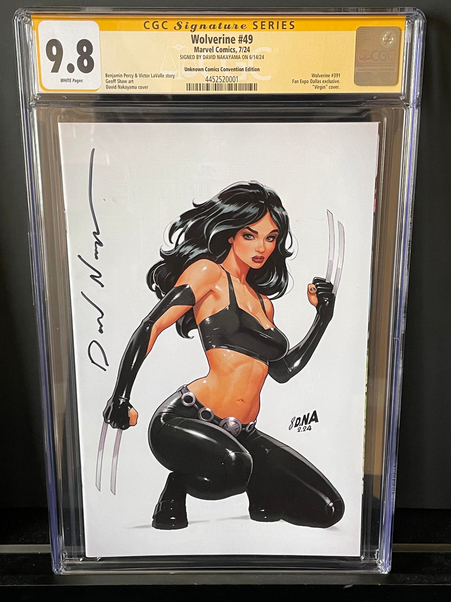 Wolverine #49 - Nakayama - CGC 9.8 Signature Series - Convention Exclusive