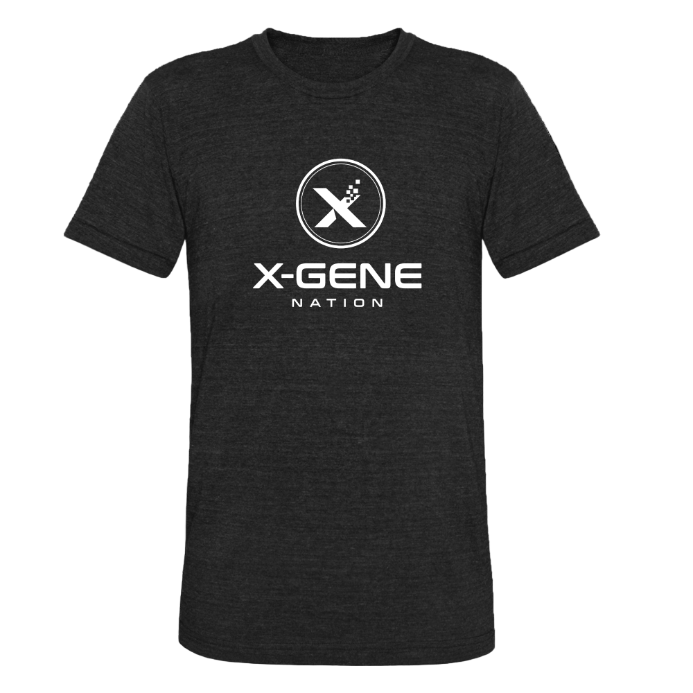 X-Gene Nation Tri-Blend T-Shirt - heather black